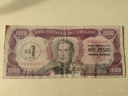 1000 Pesos 1975 - Uruguay