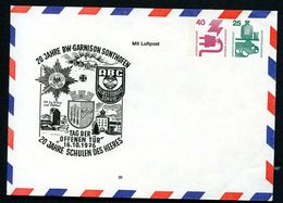 Bund PU79 Privat-Umschlag BUNDESWEHR SONTHOFEN 1976  NGK 20,00 € - Private Covers - Mint