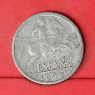 SPAIN 10 CENTS 1940 -    KM# 766 - (Nº20181) - 10 Céntimos