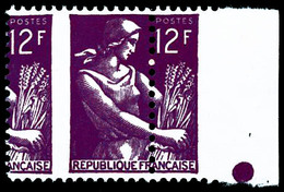 ** N°1116 12F Lilas-rose, Piquage à Cheval - TB - Other & Unclassified