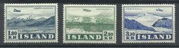 ISLANDIA  YVERT  AEREO  27/29   MNH  ** - Airmail