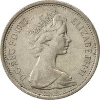 Grande-Bretagne, Elizabeth II, 5 New Pence, 1975, TTB, Copper-nickel, KM:911 - 5 Pence & 5 New Pence