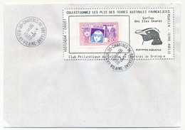 FRANCE => Enveloppe Porte Timbre Artisanal "Collectionnez Les Plis Des Terres Australes" 35 Chartres De Bretagne 1988 - Covers & Documents