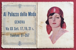 CALENDARIETTO  DEL 1932 AL PALAZZO DELLA MODA GENOVA - Klein Formaat: 1901-20