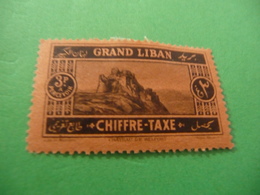 TIMBRE   GRAND  LIBAN   TAXE   N  14      COTE  3,50  EUROS   NEUF  TRACE  CHARNIERE - Timbres-taxe