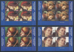 2005 VATICANO USATO IL PERUGINO QUARTINA - VN1-10 - Used Stamps