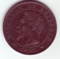 Napoléon III Tête Nue . 5 Centimes 1855 A (Ancre) . - 5 Centimes