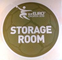 HANDBALL / MEN'S EHF EURO CROATIA 2018 / Main Official Sticker / STORAGE ROOM - Handball