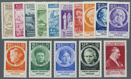 ** Türkei: 1935, Internationaler Frauenkongreß Kompletter Satz Postfrisch, Mi. € 1.300,-- - Lettres & Documents