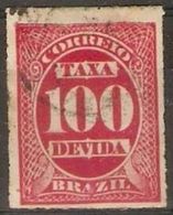 Brazil - 1890 Postage Due100r Used   SG D91 - Postage Due