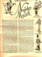 Neujahrsmusik / Artikel,entnommen Aus Zeitschrift / Zwischen 1939 Und 1945 - Colis