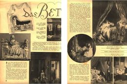 Das Bett / Druck,entnommen Aus Zeitschrift / 1937 - Colis