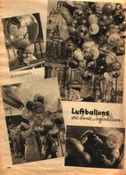 Lufballons Wie Bunte Seifenblasen, Unsere Freunde (Hunde)  / Druck,entnommen Aus Zeitschrift / 1937 - Bücherpakete