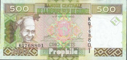 Guinea Pick-Nr: 39b Bankfrisch 2012 500 Francs - Guinée