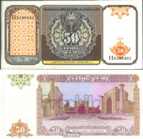Usbekistan Pick-Nr: 78a Bankfrisch 1994 50 Sum - Usbekistan