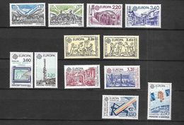 Andorre Français      Europa     1986,1987,88, 89, 90, 91,  Cat Yt N°   LOT  N**  MNH - Sammlungen