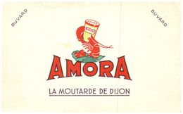 M A/Buvard Moutarde Amora (Format 21 X 13.5)  (N= 6b) - Senf