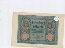 Billets -B3093 - Allemagne - 100 Mark 1920 (type, Nature, Valeur, état... Voir  Double Scan) - 100 Mark