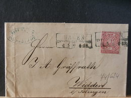 74/624 LETTER HAGEN 1887 - Brieven En Documenten