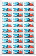 USSR Russia 1983 Sheet Urengoi Uzhgorod Gas Pipeline Industry Transcontinental Geography Places Stamps MNH SG#5378 - Full Sheets