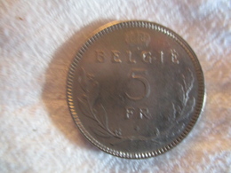 Belgium: 5 Francs 1936 (Belgie) - 5 Francs
