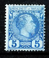 Monaco 1885 Charles III 5C Mi.3 MH AM.475 - Nuevos