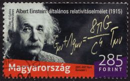 Albert Einstein - Theory Of Relativity - Physics  - Used - 2015 Hungary - Albert Einstein