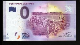 France - Billet Touristique 0 Euro 2018 N°1046 (UEEE001046/5000) - PONT-CANAL DE BRIARE - Essais Privés / Non-officiels