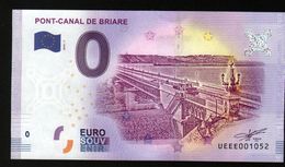 France - Billet Touristique 0 Euro 2018 N°1052 (UEEE001052/5000) - PONT-CANAL DE BRIARE - Privéproeven
