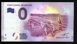 France - Billet Touristique 0 Euro 2018 N°1057 (UEEE001057/5000) - PONT-CANAL DE BRIARE - Privéproeven