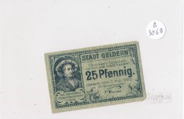 Billets -B3069- Allemagne - 25 Pfennig 1920 (type, Nature, Valeur, état... Voir  Double Scan) - Zwischenscheine - Schatzanweisungen