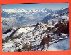 GBE-18  Haute-Nendaz, Tsamandon. Circulé En 1987, Grand Format - Nendaz