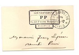 Saint Pierre Et Miquelon 1926  - Gouvernement PP - Gebruikt