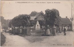 28  Villemeux Place Saint Pierre  Square Du Monument - Villemeux-sur-Eure