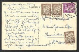 Carte Postale  Du 22  08  1934 Envoyée  à Lunéville   - - Taxée à 30 Cts - 1859-1959 Briefe & Dokumente