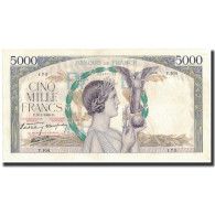 France, 5000 Francs, 1939-01-19, SUP, Fayette:46.2, KM:97b - 5 000 F 1934-1944 ''Victoire''