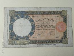 50 Lire 10/1938 - 50 Lire