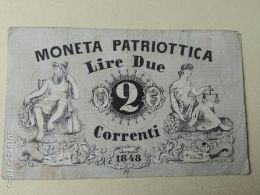 2 Lire 1848 - Ocupación Austriaca De Venecia