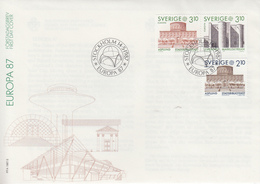 Enveloppe   FDC  1er  Jour   SUEDE    EUROPA    1987 - 1987