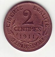 Daniel Dupuis. 2 Centimes 1911. - 2 Centimes