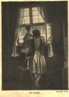 Am Fenster / Druck, Entnommen Aus Zeitschrift / 1920 - Bücherpakete