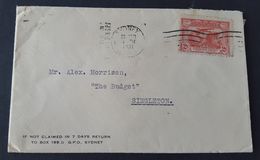 Australia 1931 2d Red Kingsford Smith On Cover - Oblitérés