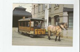 BRUXELLES LIGNE WOLUWE TERVUREN . 1 VOITURE ST MICHEL DE LA CIE DES TRAMWAYS 1873 (TRAMWAY A CHEVAL) - Public Transport (surface)