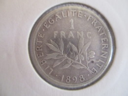 France 1 Franc 1898 - 1 Franc