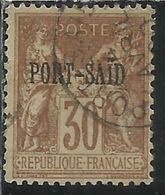 PORT SAID 1899 1900 NAVIGATION AND COMMERCE CENT. 30 USATO USED OBLITERE' - Gebraucht