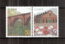 JAPAN NIPPON JAPON RAILWAY BLDGS., GUNMA 2000 / MNH / 3093 - 3094 - Nuevos