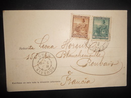 Argentine Carte De Buenos Aires 1901 Pour Roubaix - Brieven En Documenten