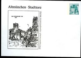 Bund PU110 B2/012 Privat-Umschlag SCHWABINGER TOR MÜNCHEN ** 1979 - Buste Private - Nuovi