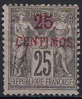 ⭐ Maroc - YT N° 5 A * - Neuf Avec Charnière - Surcharge Rouge - 1891 / 1900 ⭐ - Unused Stamps