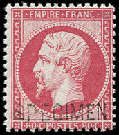 * EMPIRE DENTELE S24d  80c. Rose, Surchargé SPECIMEN, TB - 1862 Napoléon III.